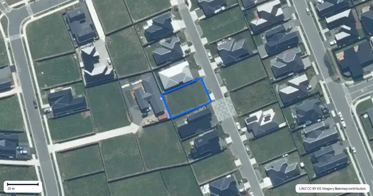 Property context map for 13 McCaw Road, Lincoln