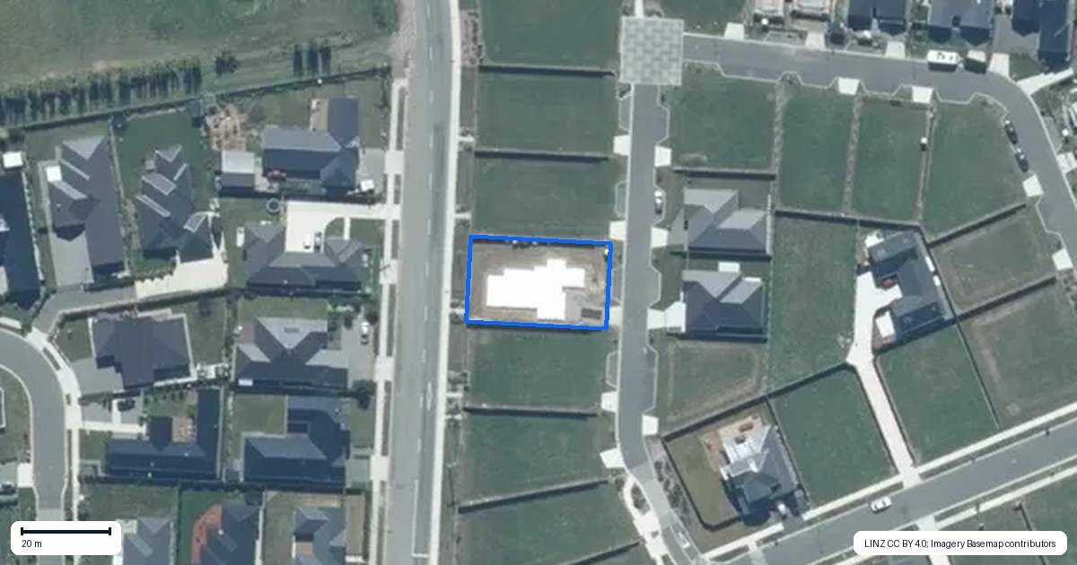 Property context map for 50 McCaw Road, Lincoln
