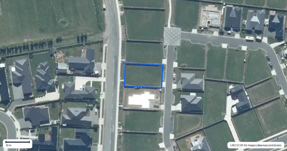 Property context map for 48 McCaw Road, Lincoln