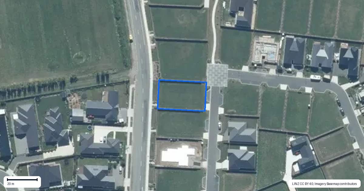 Property context map for 46 McCaw Road, Lincoln