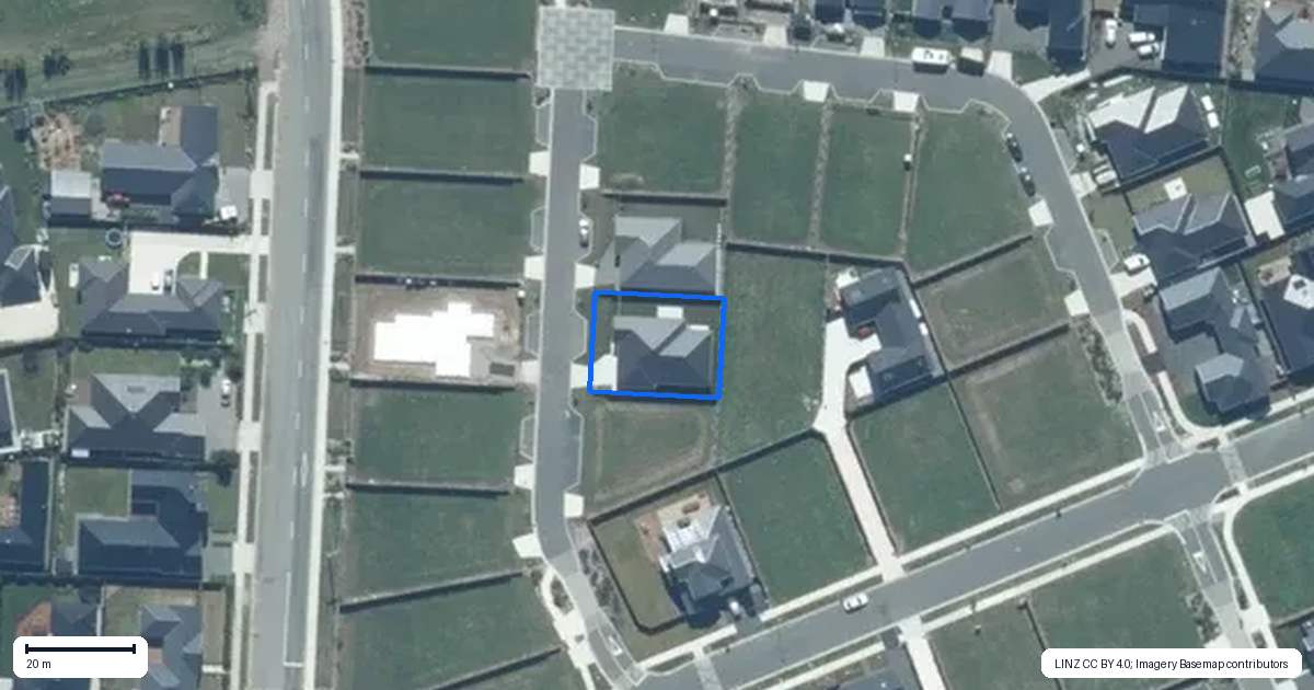Property context map for 39 McCaw Road, Lincoln