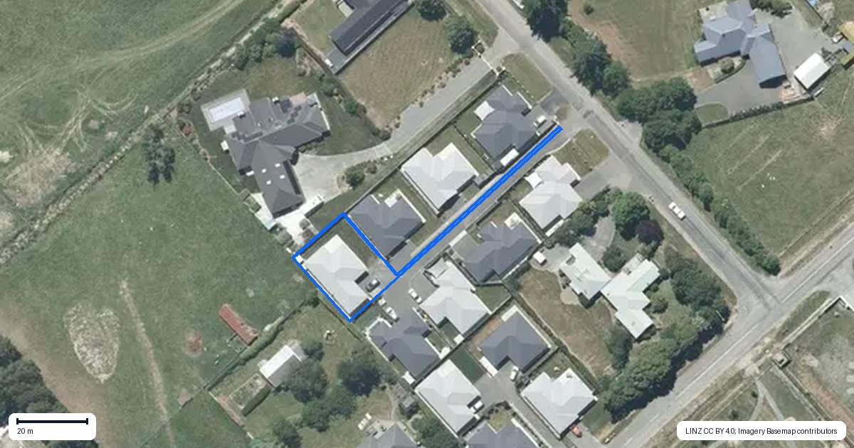 Property context map for 7D Carters Road, Allenton, Ashburton