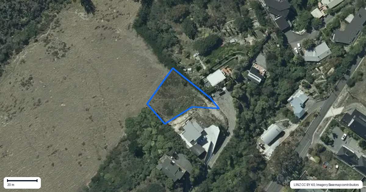 Property context map for 18 De Thier Lane, Richmond Hill, Christchurch