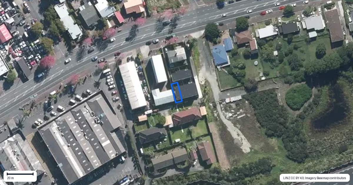Property context map for 1092B Great North Road, Point Chevalier, Auckland