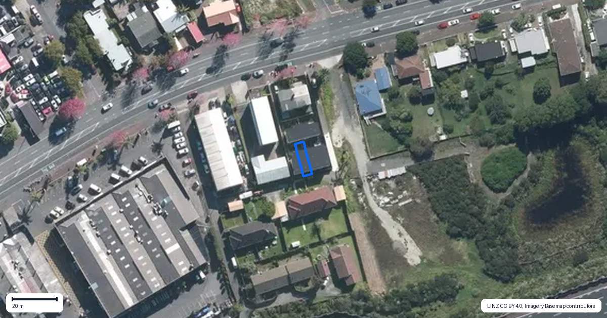 Property context map for 1092C Great North Road, Point Chevalier, Auckland