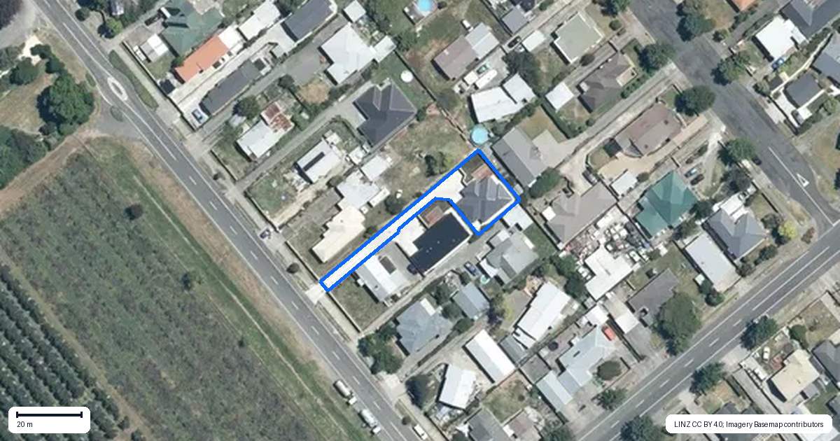 Property context map for 910B Copeland Road, Akina, Hastings