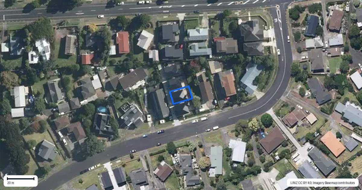 Property context map for 9B Marendellas Drive, Bucklands Beach, Auckland