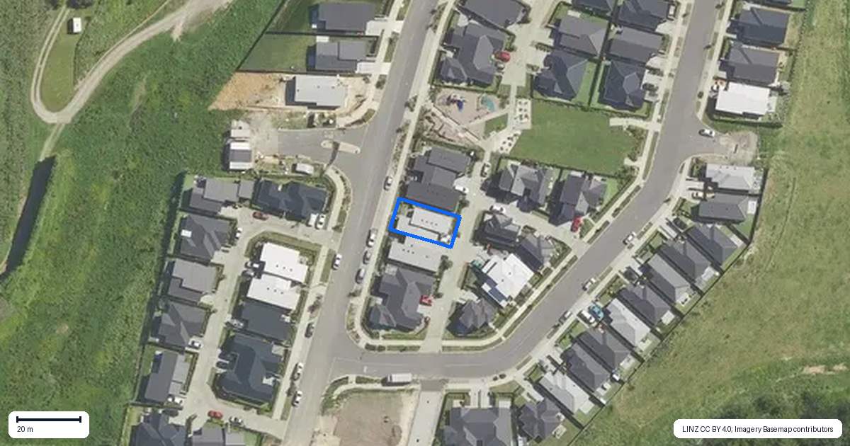 Property context map for 7 Potene Lane, Te Puke