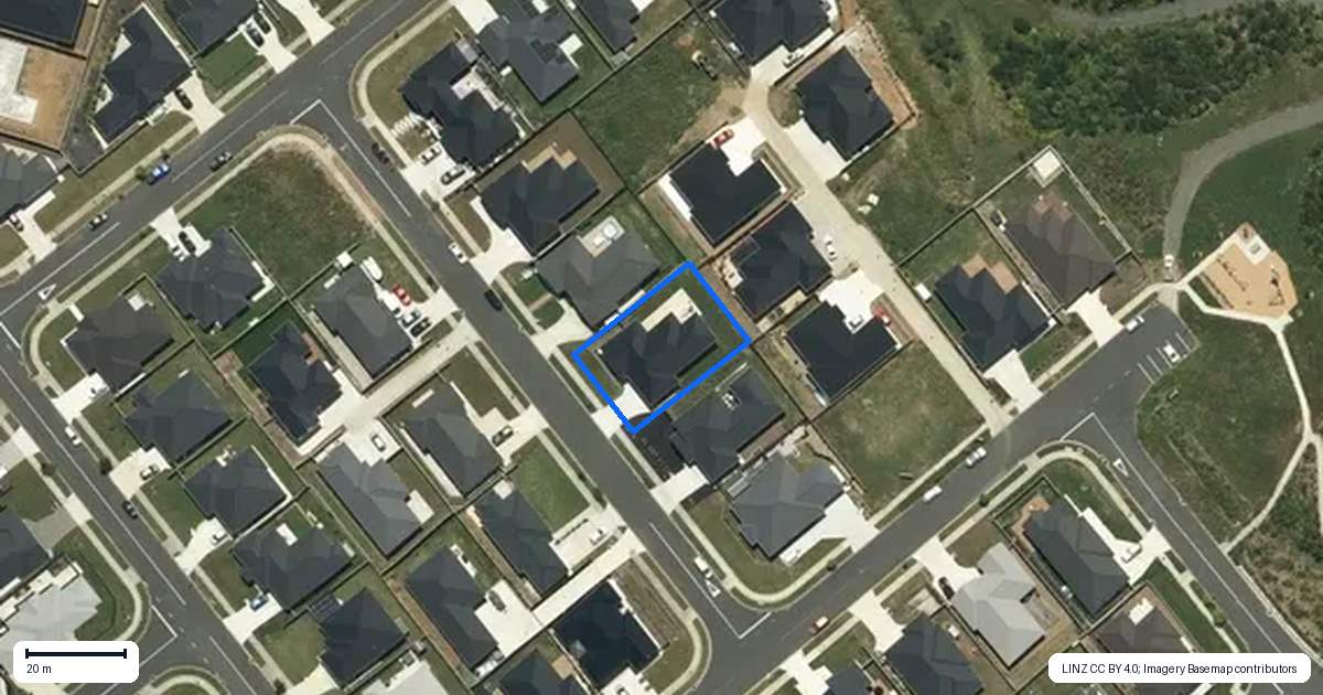 Property context map for 7 Clendon Court, Pokeno