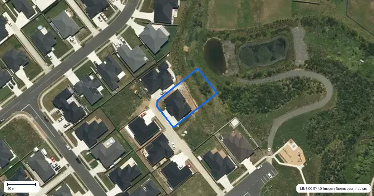 Property context map for 6 Titchmarsh Lane, Pokeno