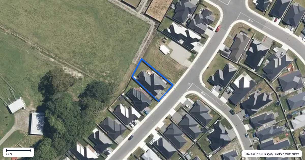 Property context map for 31 Crossley Avenue, Woodend