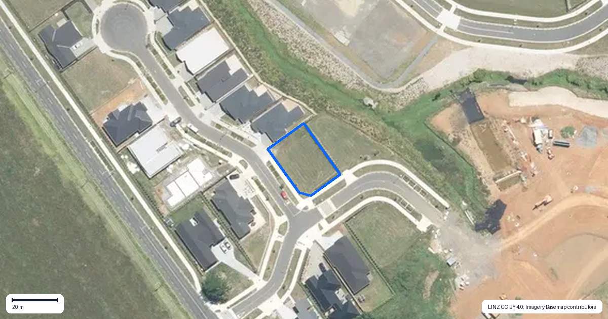 Property context map for 5 Rongoa Maori Way, Pukekohe