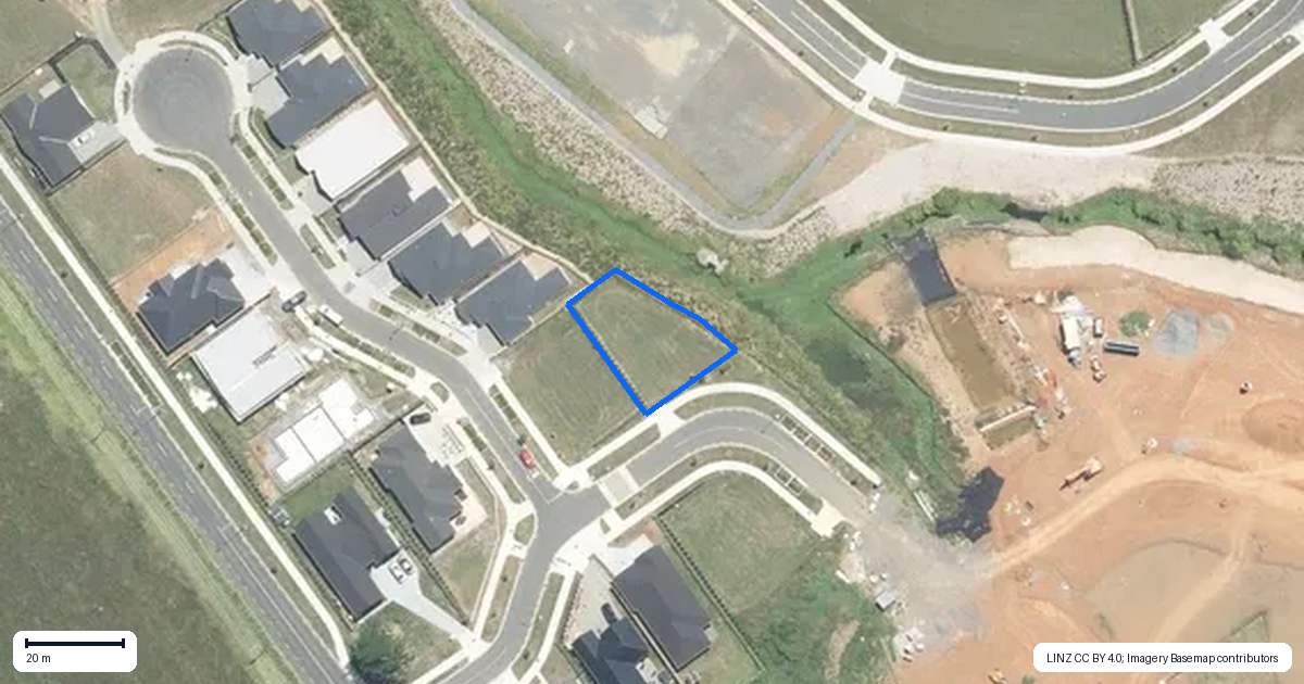 Property context map for 7 Rongoa Maori Way, Pukekohe