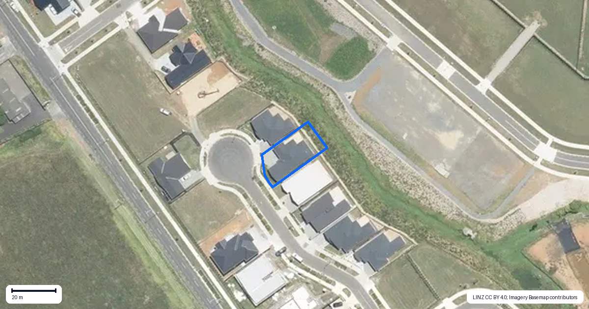 Property context map for 12 Te Ara Hikoi, Pukekohe