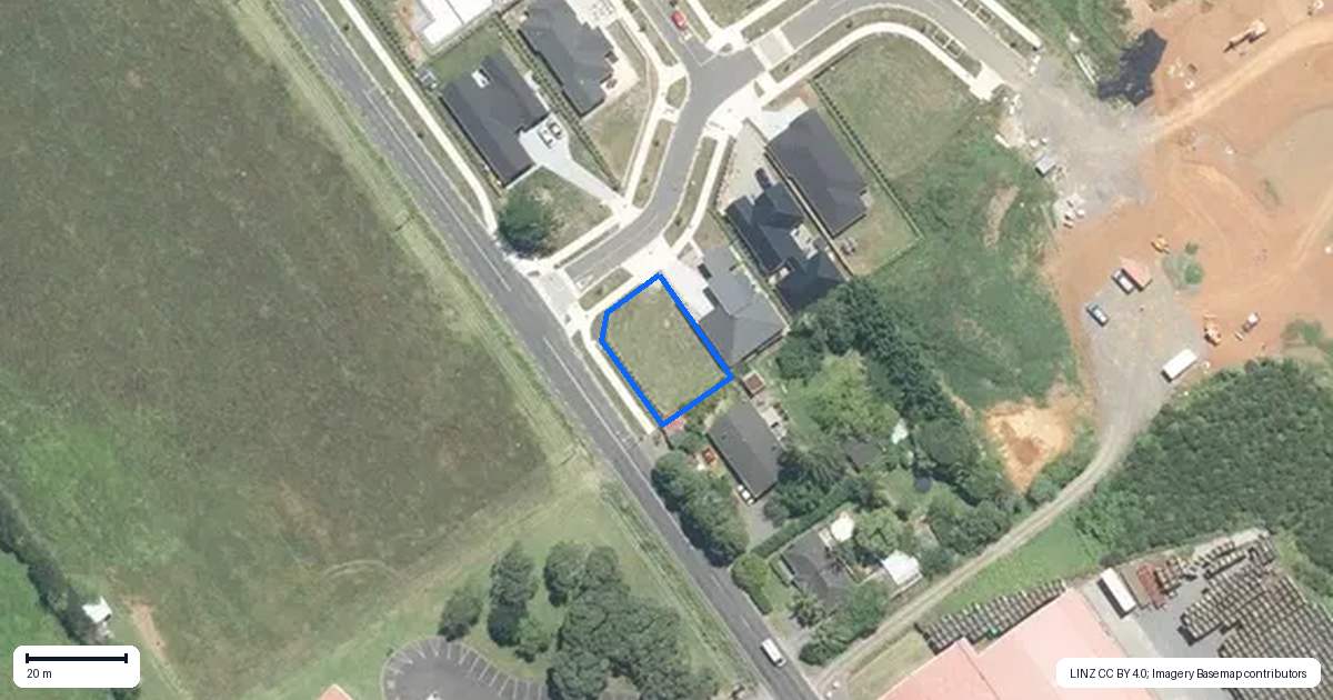 Property context map for 2 Rongoa Maori Way, Pukekohe