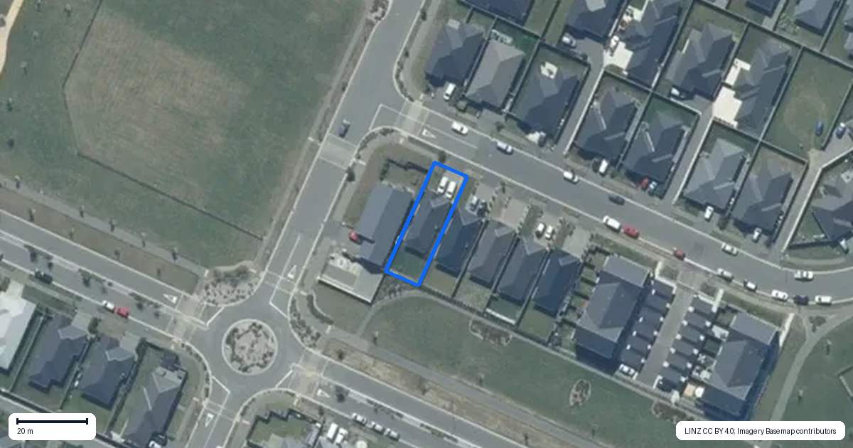 Property context map for 4 Fairhall Street, Rolleston