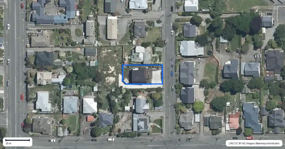 Property context map for 6 Sea View Terrace, Seaview, Timaru