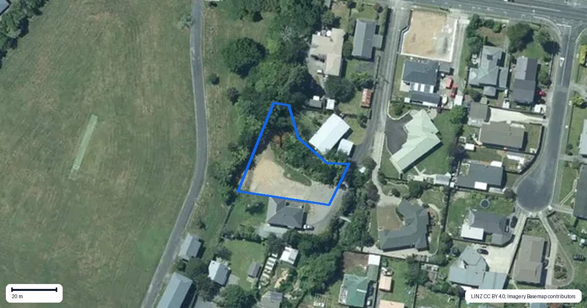 Property context map for 2/123A Rata Street, Inglewood