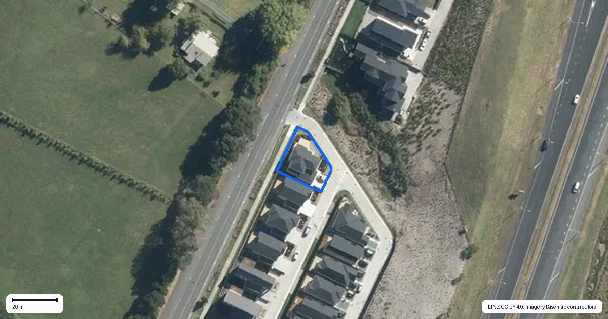 Property context map for 29 Sidwell Road, Wainui