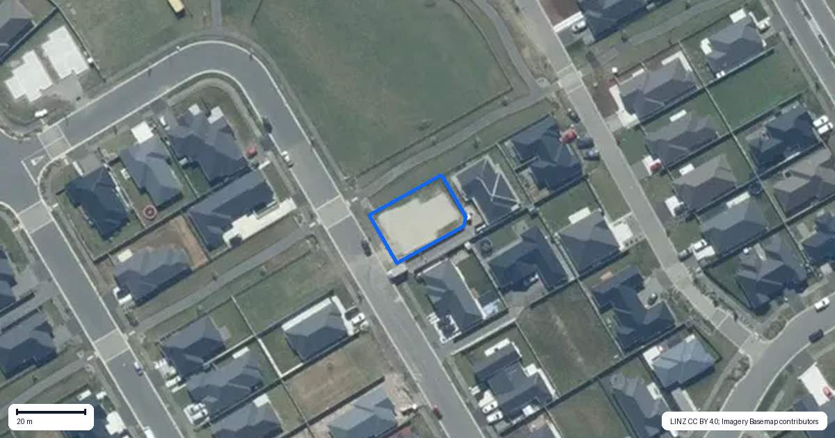 Property context map for 39 Dodd Road, Rolleston