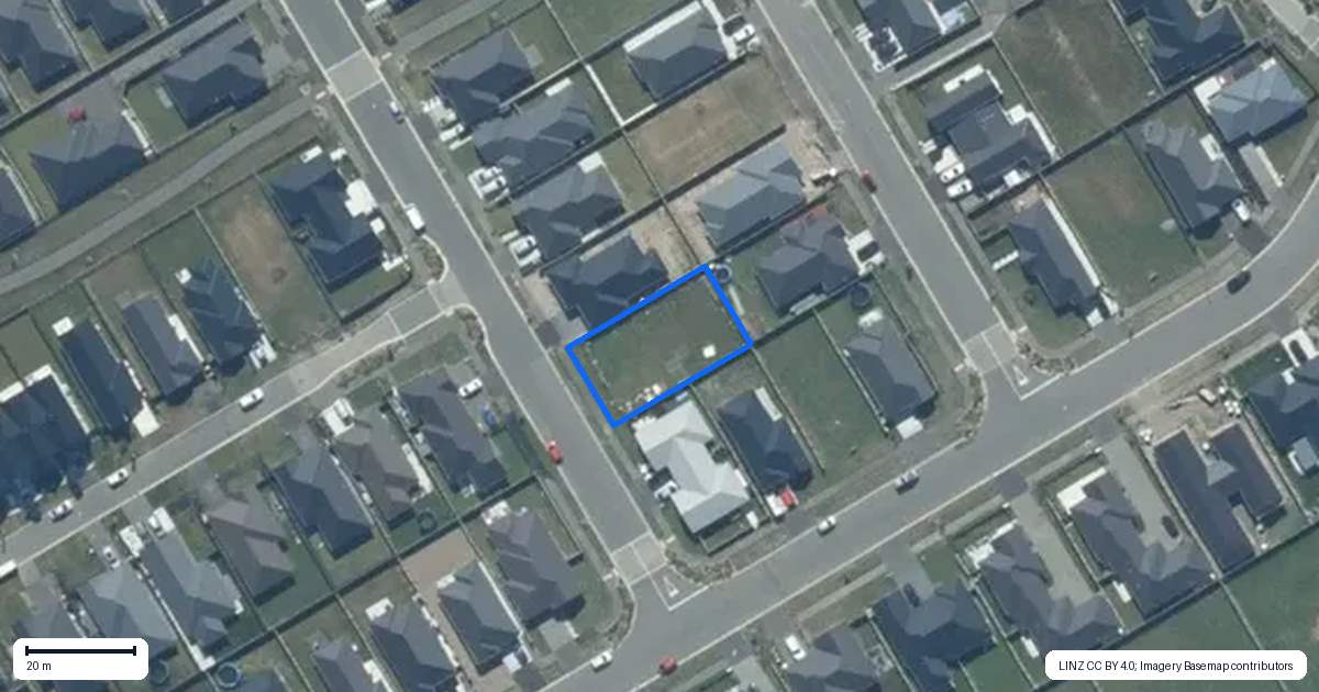 Property context map for 89 Avanda Avenue, Rolleston