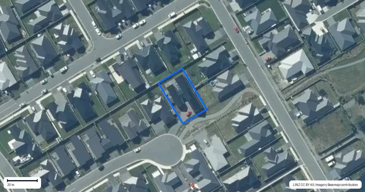 Property context map for 15 Coney Place, Rolleston