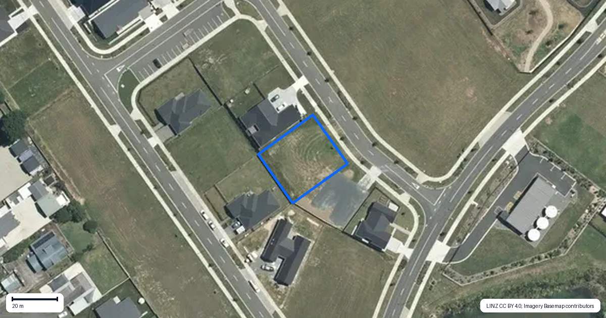 Property context map for 5 Barberry Drive, Morrinsville