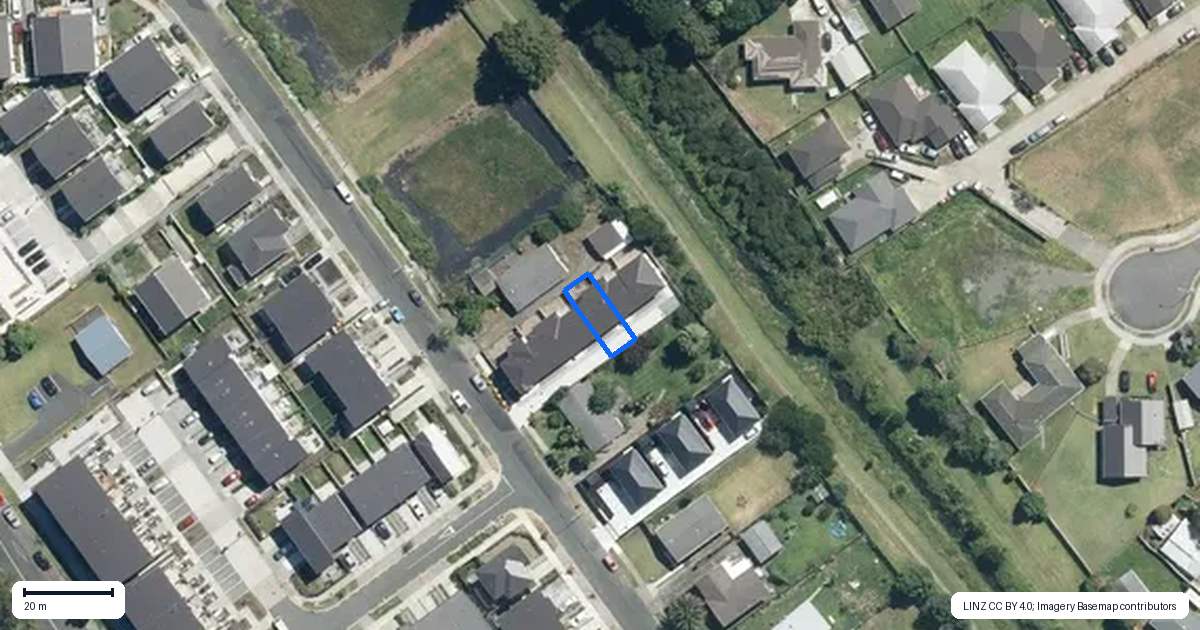 Property context map for 4/30 Ventura Street, Mangere, Auckland