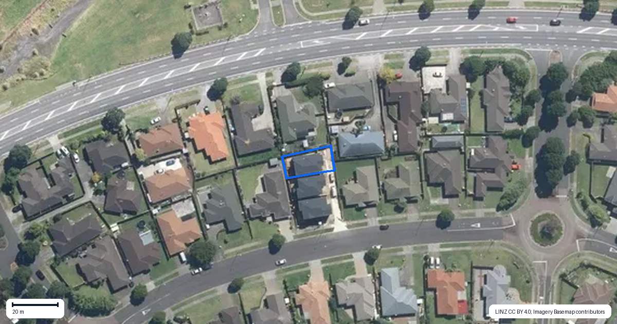 Property context map for 68C Redcastle Drive, East Tamaki, Auckland