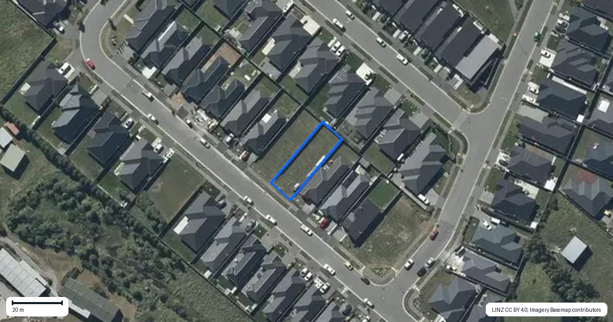 Property context map for 17 Mardyke Street, Halswell, Christchurch