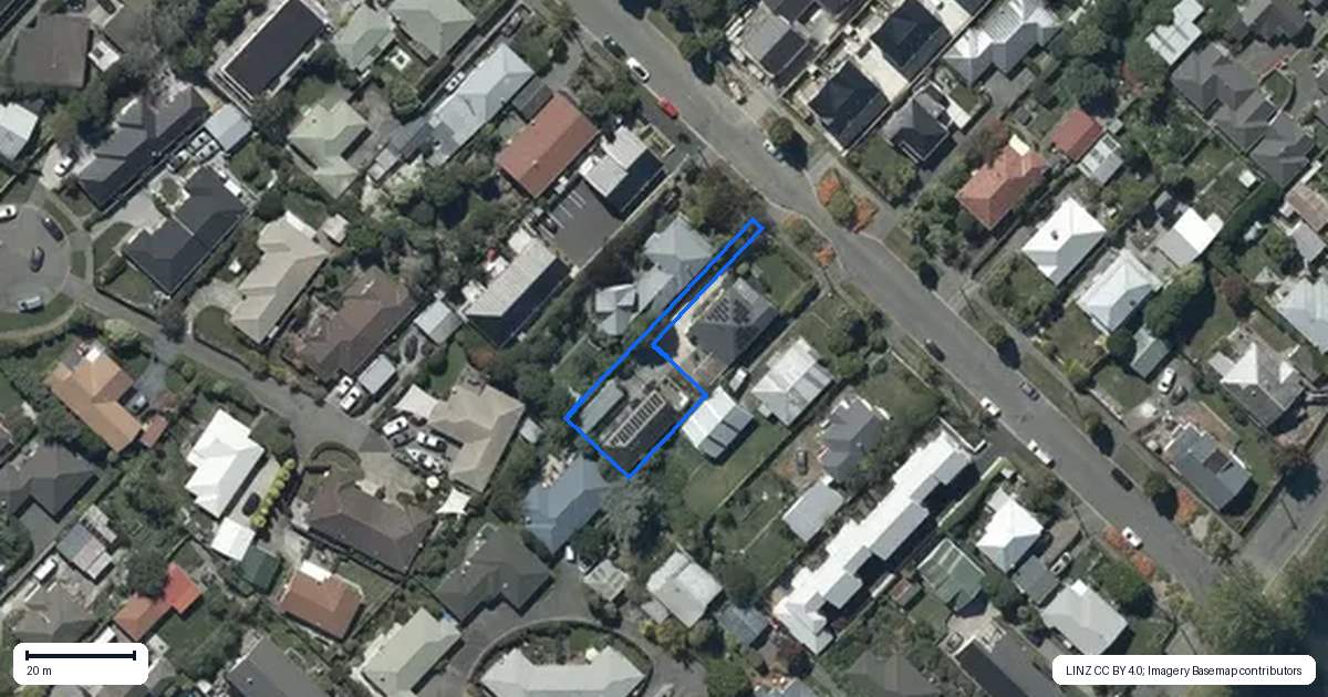 Property context map for 104A Wildberry Street, Woolston, Christchurch