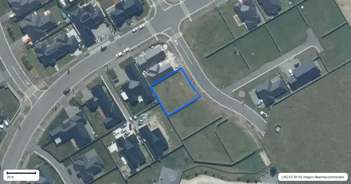 Property context map for 4 Boyce Drive, Rolleston