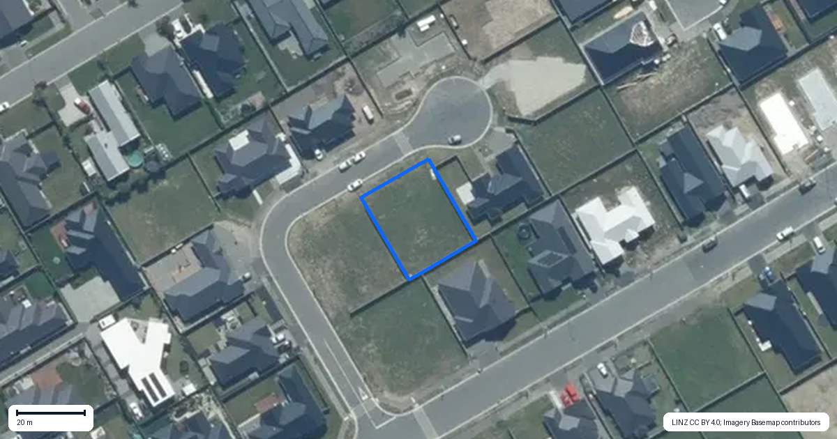 Property context map for 6 Ivan Mauger Place, Rolleston