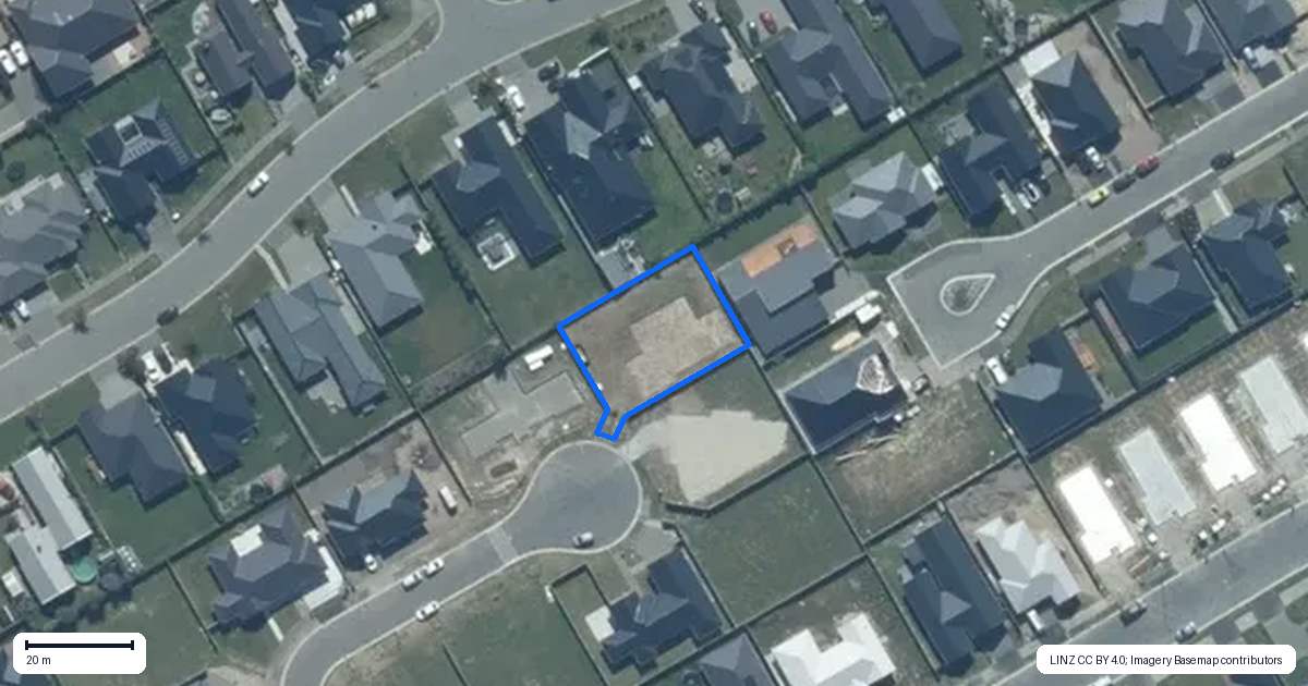 Property context map for 15 Ivan Mauger Place, Rolleston
