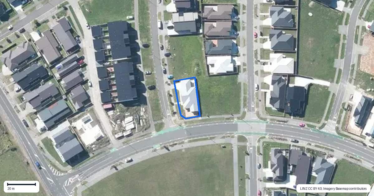 Property context map for 1 Koiora Road, Clarks Beach