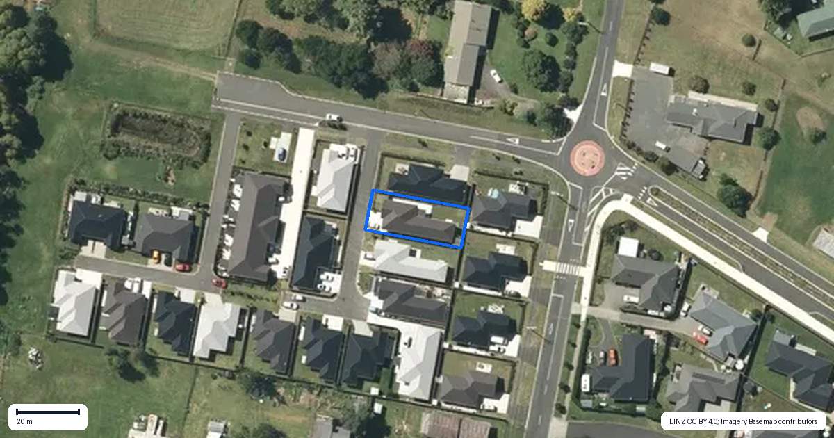 Property context map for 3 Purei Place, Ngaruawahia