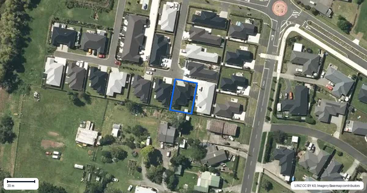 Property context map for 11 Purei Place, Ngaruawahia