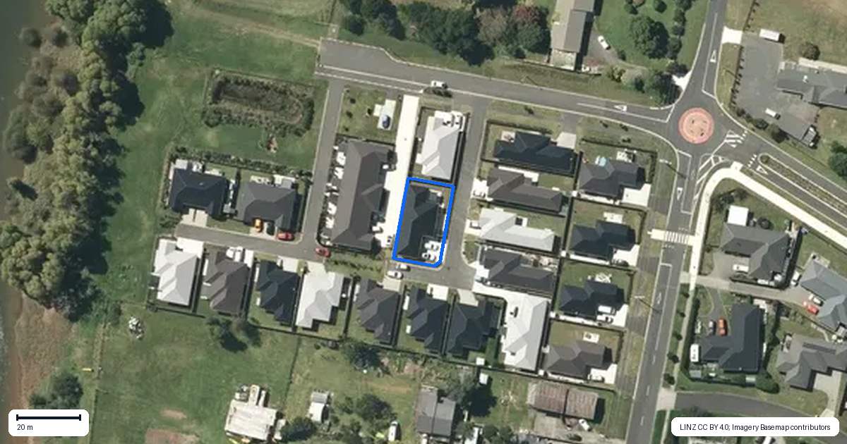 Property context map for 4 Purei Place, Ngaruawahia