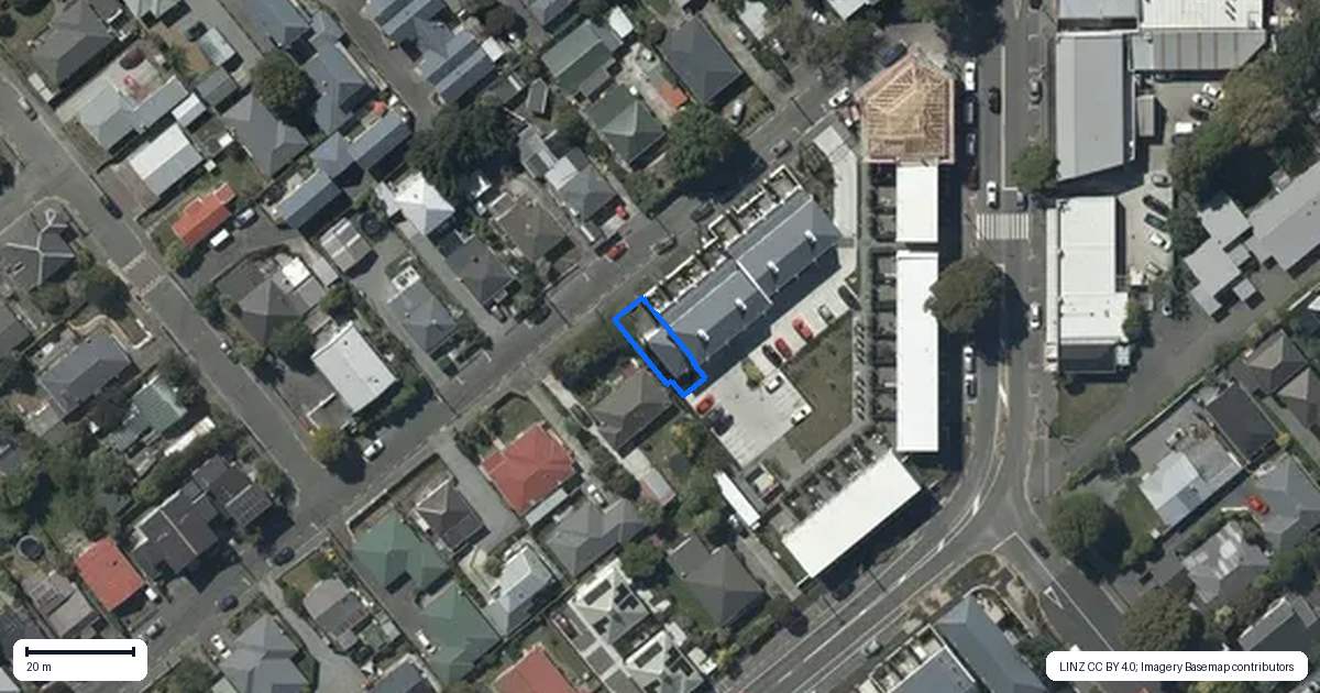 Property context map for 58 Rosewarne Street, Spreydon, Christchurch