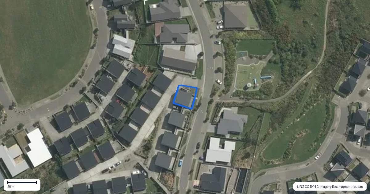 Property context map for 50 Red Beech Avenue, Woodridge, Wellington