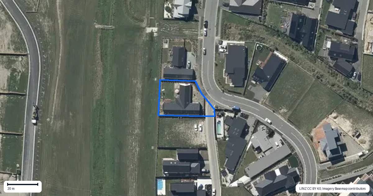 Property context map for 24 Steve Askin Drive, Cracroft, Christchurch