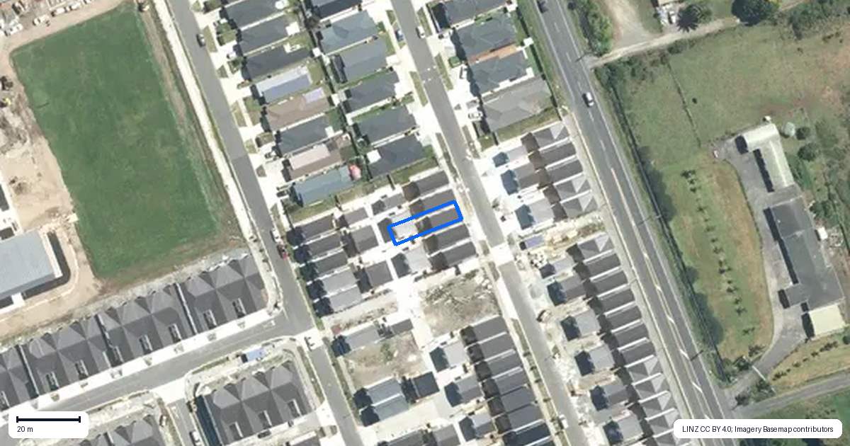 Property context map for 31 Survila Street, Papakura