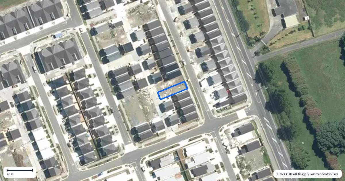 Property context map for 59 Survila Street, Papakura