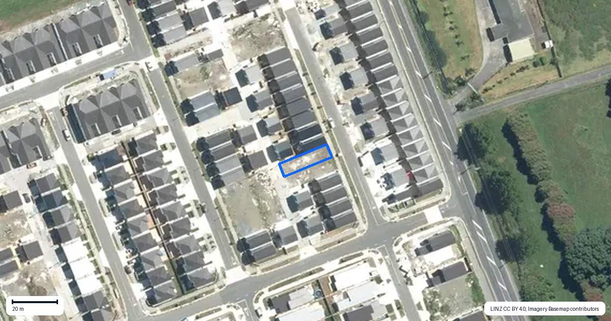 Property context map for 57 Survila Street, Papakura