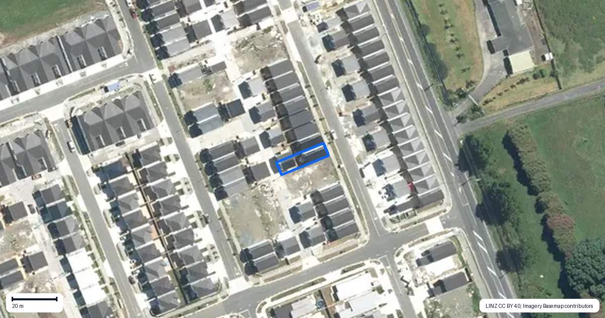 Property context map for 55 Survila Street, Papakura