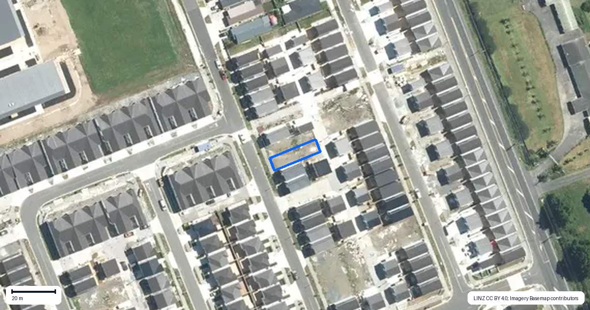 Property context map for 48 Opoka Street, Papakura