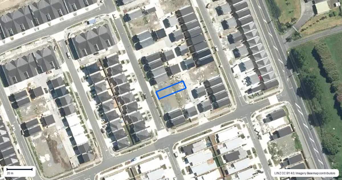 Property context map for 64 Opoka Street, Papakura