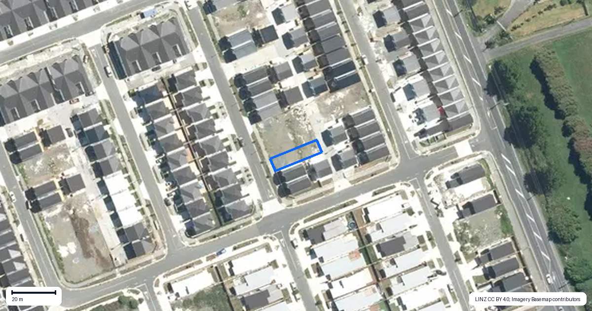 Property context map for 68 Opoka Street, Papakura