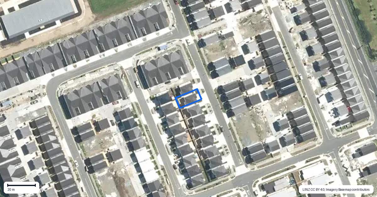 Property context map for 51 Opoka Street, Papakura