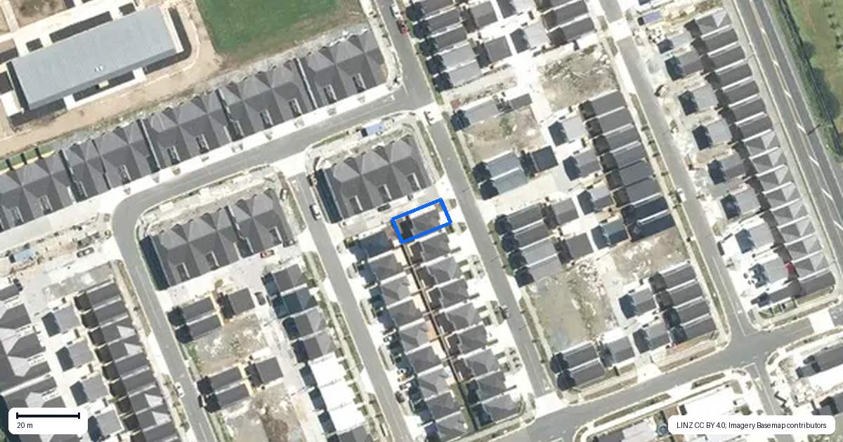 Property context map for 49 Opoka Street, Papakura